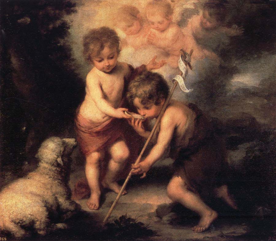 Infant Christ Offering a Drink of Water to St.Fohn